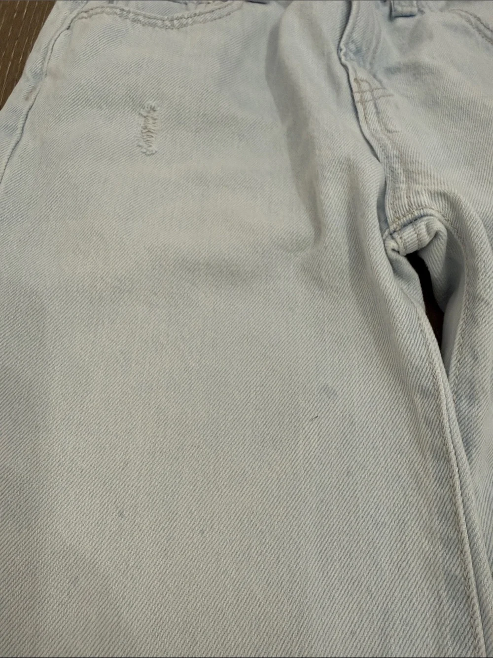 Old Navy Light Blue Girls Baggy Wide Leg Jeans